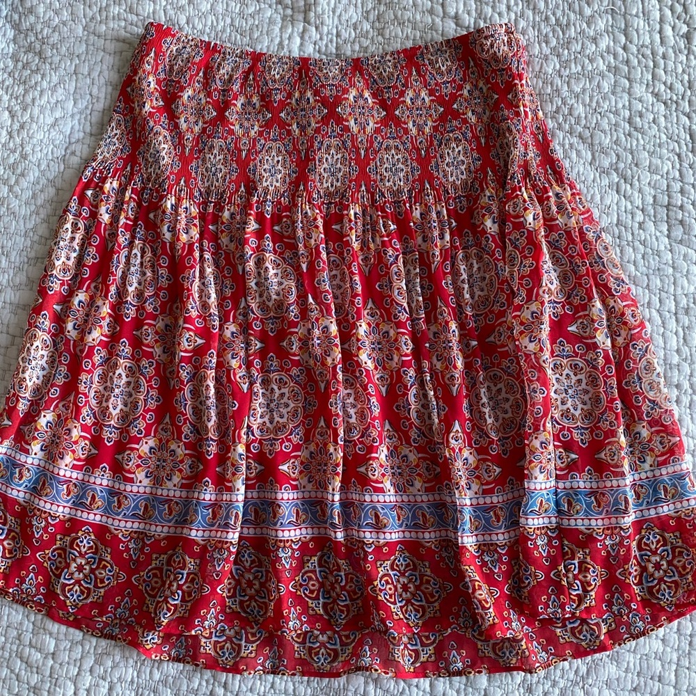 Max Studio Floral Skirt